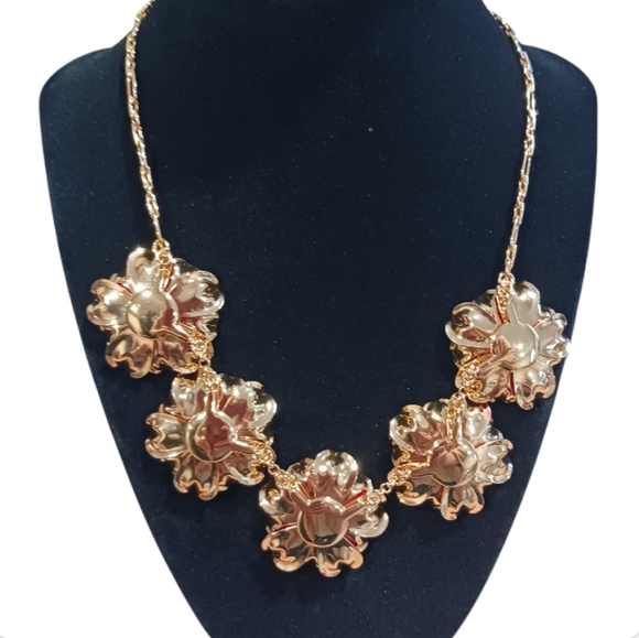 SOLD Kate Spade Precious Poppies Statement Necklace RARE - Picture 6 of 11